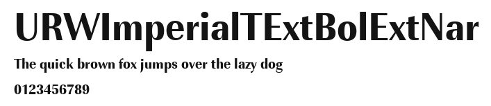 URWImperialTExtBolExtNar Preview