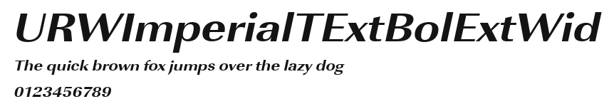 URWImperialTExtBolExtWid Preview