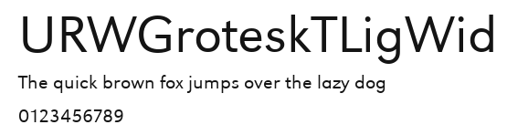URWGroteskTLigWid Preview