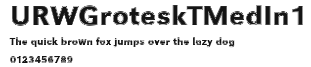 URWGroteskTMedIn1 Preview