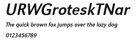 URWGroteskTNar Preview