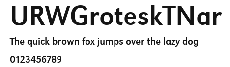 URWGroteskTNar Preview