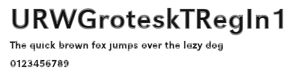 URWGroteskTRegIn1 Preview