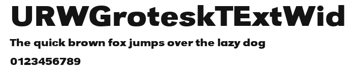 URWGroteskTExtWid Preview