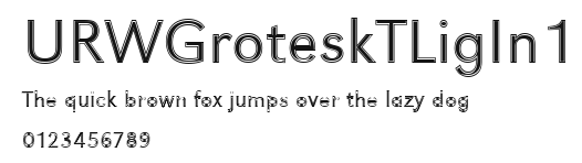 URWGroteskTLigIn1 Preview