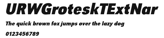 URWGroteskTExtNar Preview