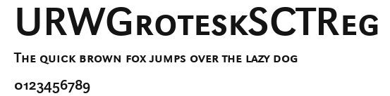 URWGroteskSCTReg Preview