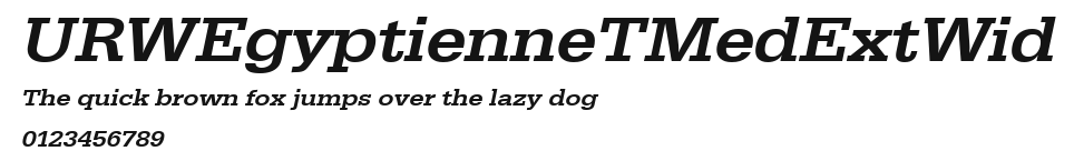 URWEgyptienneTMedExtWid Preview