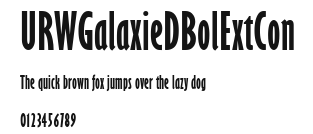 URWGalaxieDBolExtCon Preview