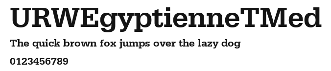 URWEgyptienneTMed Preview