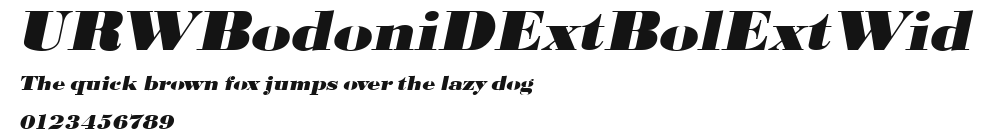 URWBodoniDExtBolExtWid Preview