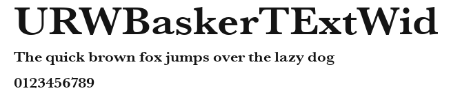 URWBaskerTExtWid Preview