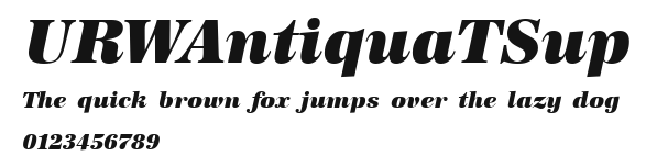 URWAntiquaTSup Preview