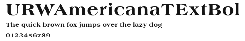 URWAmericanaTExtBol Preview