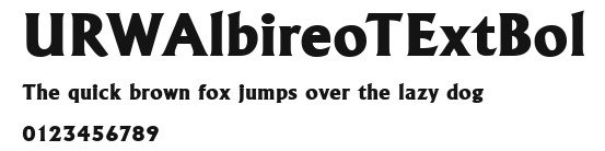 URWAlbireoTExtBol Preview