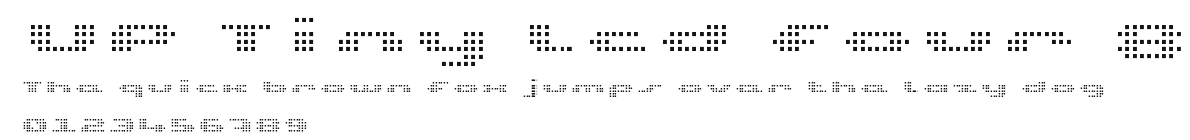 UP Tiny lcd four 8 Preview