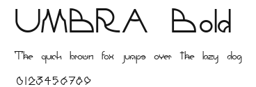 UMBRA Bold Preview
