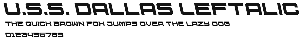 U.S.S. Dallas Leftalic Preview