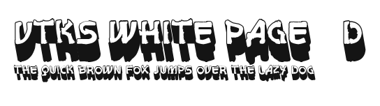 vtks white page 3d Preview