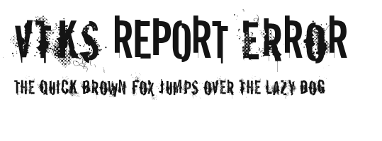 vtks REPORT erRoR Preview