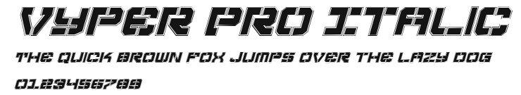 Vyper Pro Italic Preview