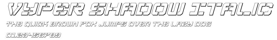 Vyper Shadow Italic Preview