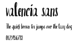 valencia sans Preview