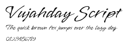 Vujahday Script Preview