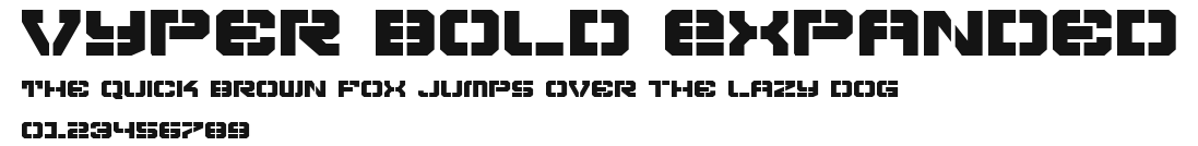 Vyper Bold Expanded Preview