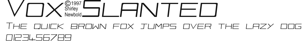 Vox-Slanted Preview