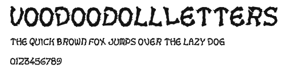 VoodooDollLetters Preview
