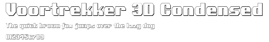 Voortrekker 3D Condensed Preview