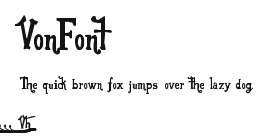 VonFont Preview