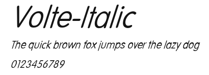 Volte-Italic Preview