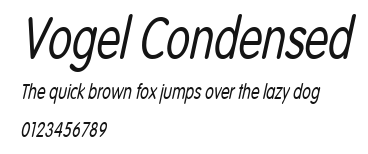Vogel Condensed Preview