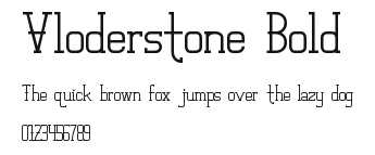 Vloderstone Bold Preview