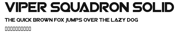 Viper Squadron Solid Preview