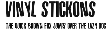 Vinyl Stickons Preview