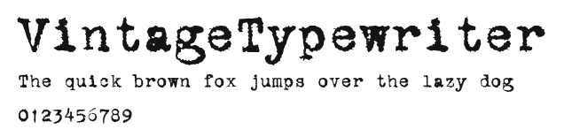 VintageTypewriter Preview