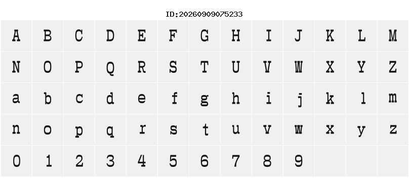 华康雅艺体W6 Character Map