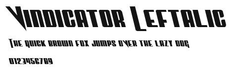 Vindicator Leftalic Preview