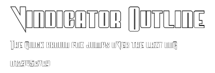 Vindicator Outline Preview