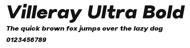 Villeray Ultra Bold Preview