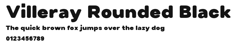Villeray Rounded Black Preview