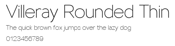 Villeray Rounded Thin Preview