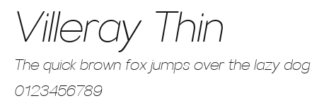 Villeray Thin Preview