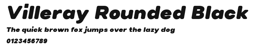 Villeray Rounded Black Preview