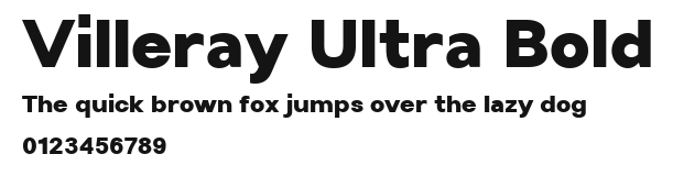 Villeray Ultra Bold Preview