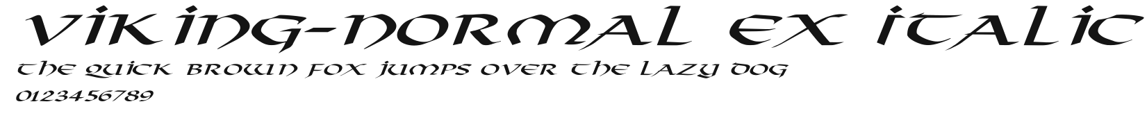Viking-Normal Ex Italic Preview