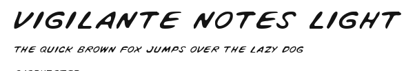 Vigilante Notes Light Preview